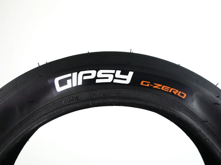 GIPSY G-ZERO, складная шина с оранжевой этикеткой, 12 дюймов, гладкая шина 155 г, 85PSI, 120tpi