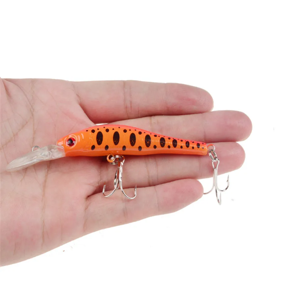 1 шт. новая Рыболовная Приманка Minnow 9 5 см 6 7g жесткая искусственная приманка 3D