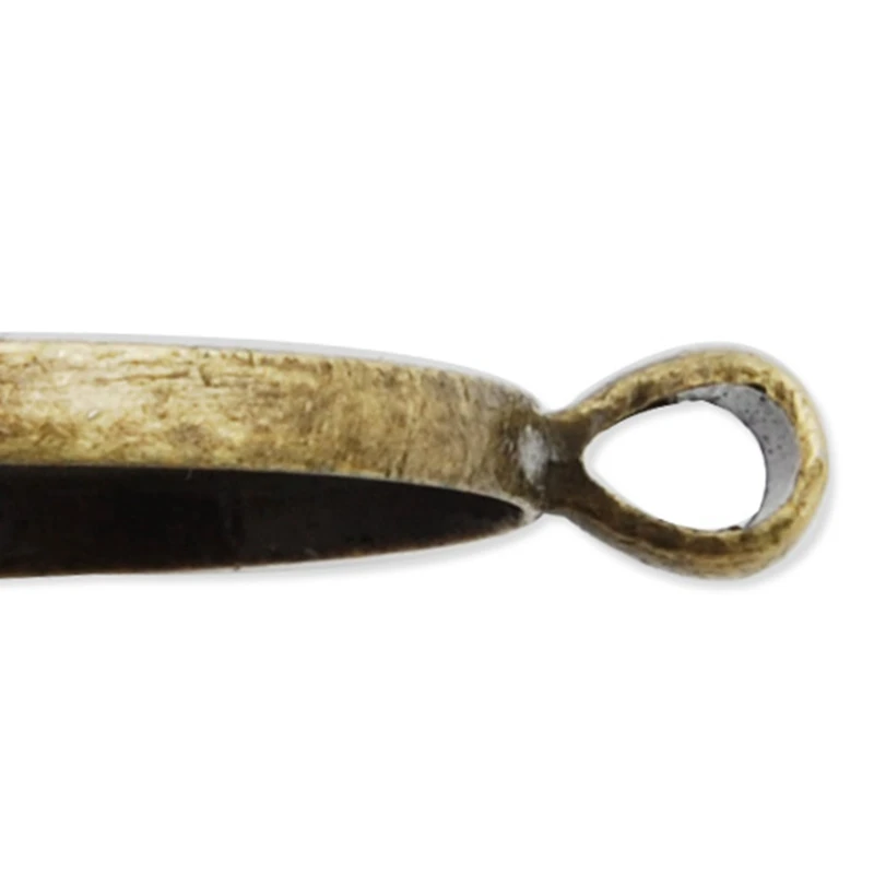 Подвеска Кабошон из цинкового сплава с бронзовым покрытием под старину подходит