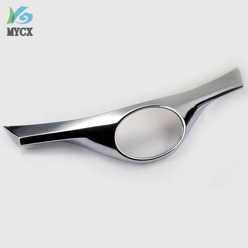 Углеродное волокно Хром ABS автомобиль передняя решетка верхняя крышка с