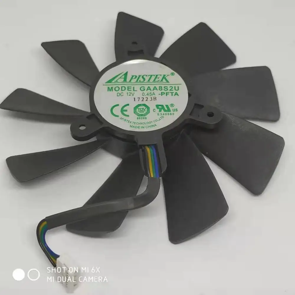 Оригинальный GTX1070TI GTX1080Ti Mini GAA8S2U GA92S2H двойной вентилятор|Кулеры и системы