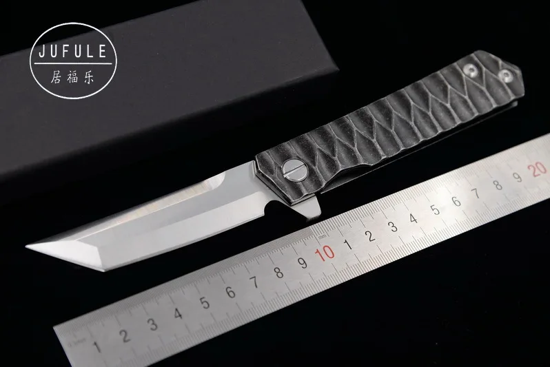 Стальной шариковый подшипник JUFULE Qwaiken Flipper складной тактический Клинок для