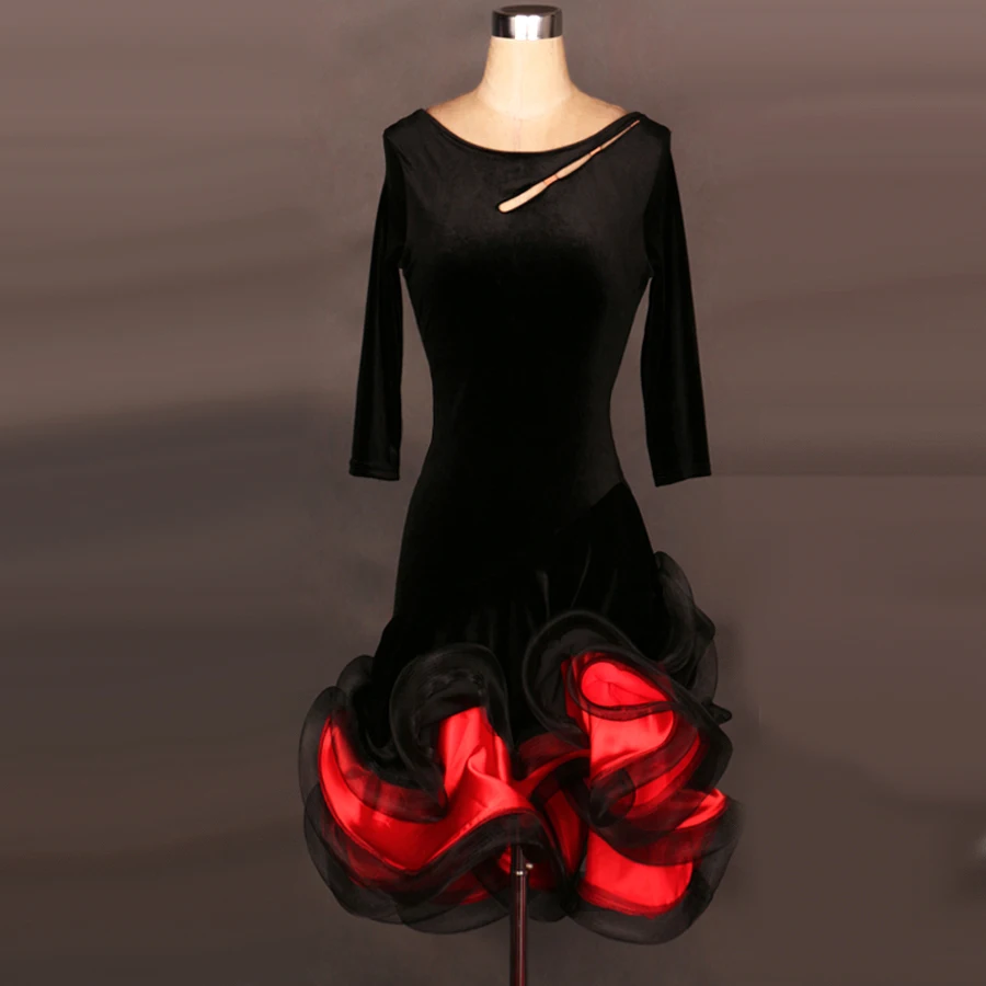 

2019 Adult/Child Salsa Dress For Women/Girls Sleeveless/Double Sleeve/Single Sleeve Women Tango Dresses Latine Dance Dress Woman