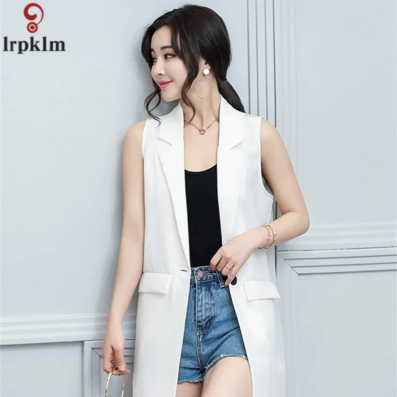 Женский Длинный жилет без рукавов тонкий шифоновый CH161|Жилеты и безрукавки| |