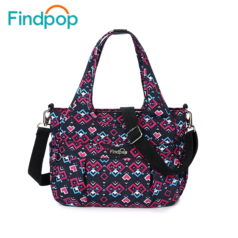 Findpop цветочные сумки для Кроссбоди модные повседневные холщовые через плечо