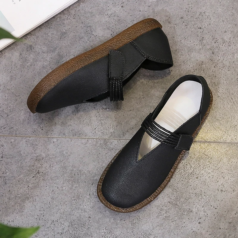 HEE GRAND/женские лоферы с круглым носком повседневная женская обувь на плоской