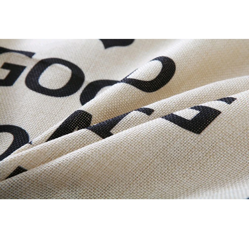 

Nordic rural Office Sofa Wedding Cushion Cover 5478 Linen Pillow Cover Simple Word geometry Home Decorative Pillows Case