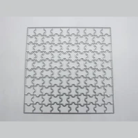 yinise 434 square puzzle metal cutting dies for scrapbooking stencils diy album cards decoration embossing folder die cuts