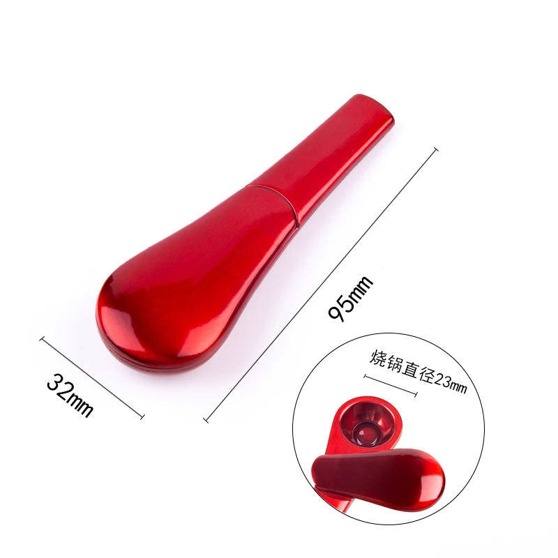 Креативная металлическая цветная трубка модная маленькая и стандартная