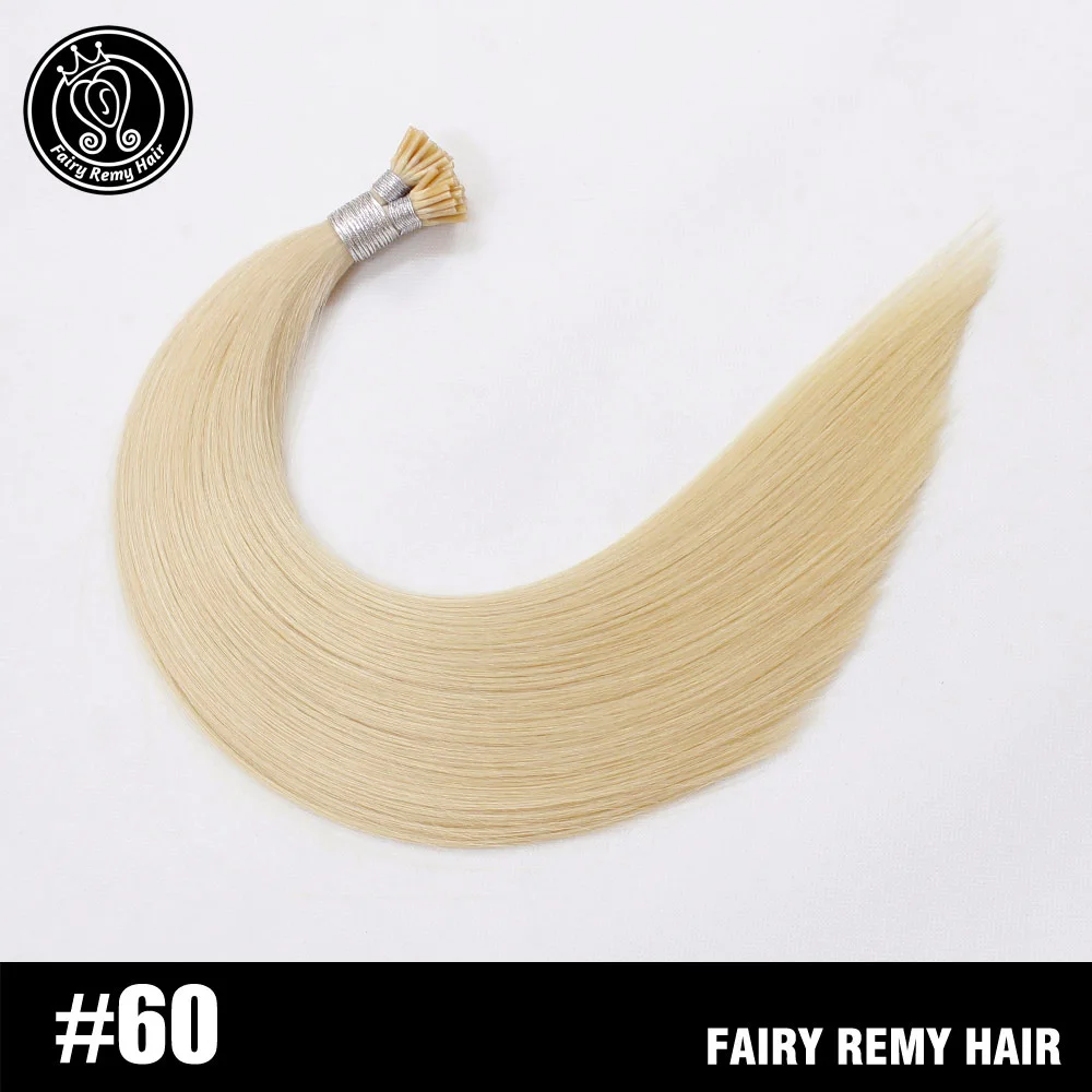#60 I Tip Remy человеческие волосы для наращивания предварительно скрепленный наконечник палки для наращивания пепел блонд 22 дюйма 1 г на нитке 50 прядей сказочные волосы remy - Цвет: #60