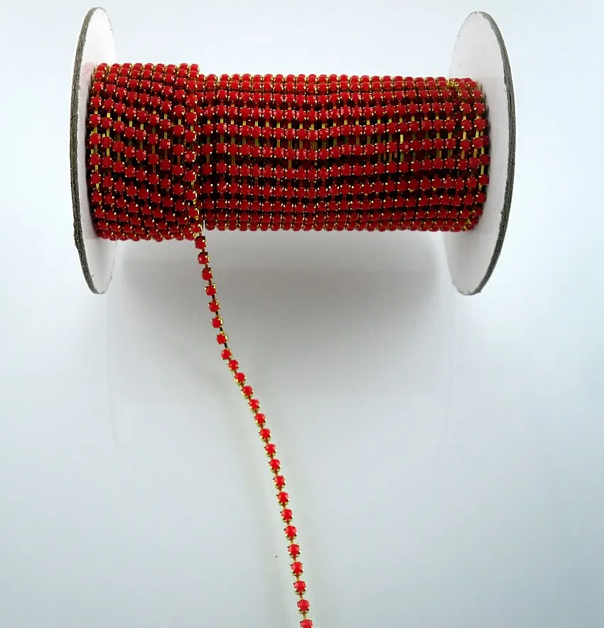 Сделай Сам SS6 Акриловые Кристаллы 2 мм Стразы Золотая металлическая чашка коготь