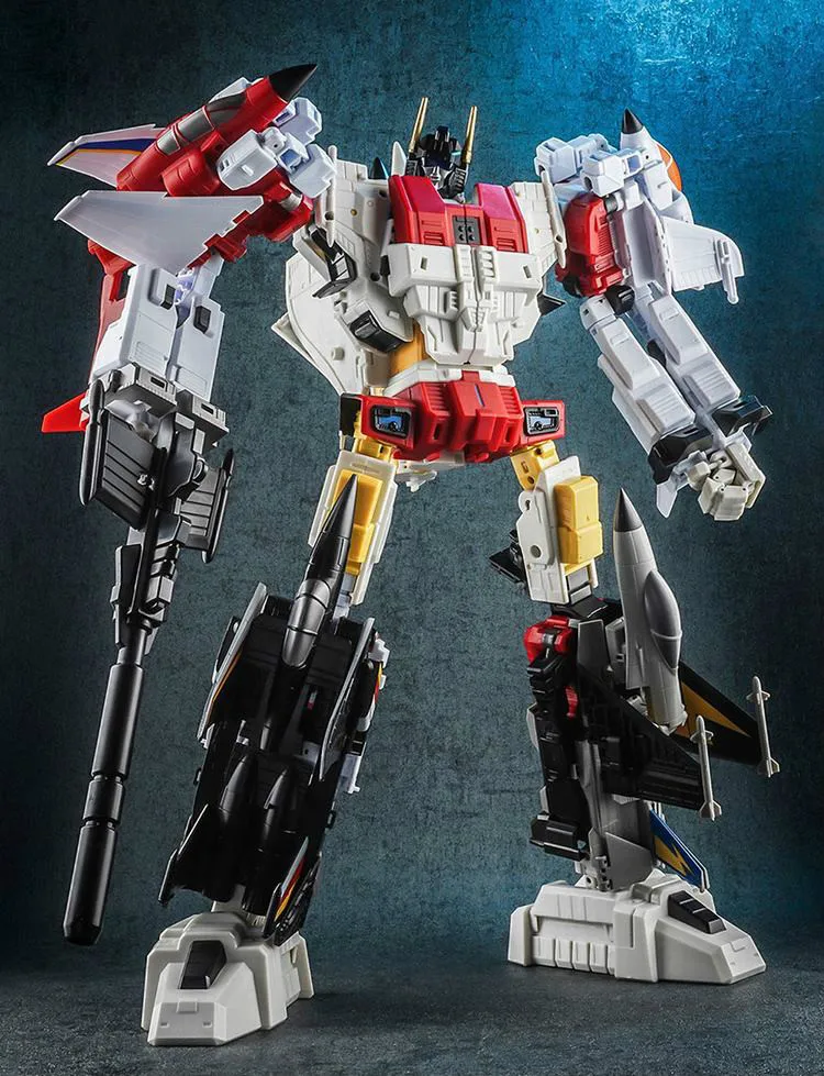 Робот Игрушки трансформация JJ-02 Jet Commander G1 Superion набор из 5 JJ02 фигурки