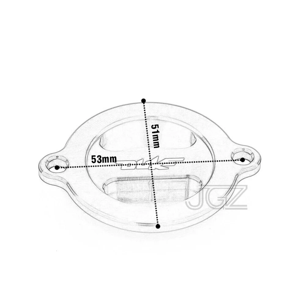 Оранжевая крышка фильтра двигателя мотоцикла CNC алюминиевая для KTM Duke 125 200 весь