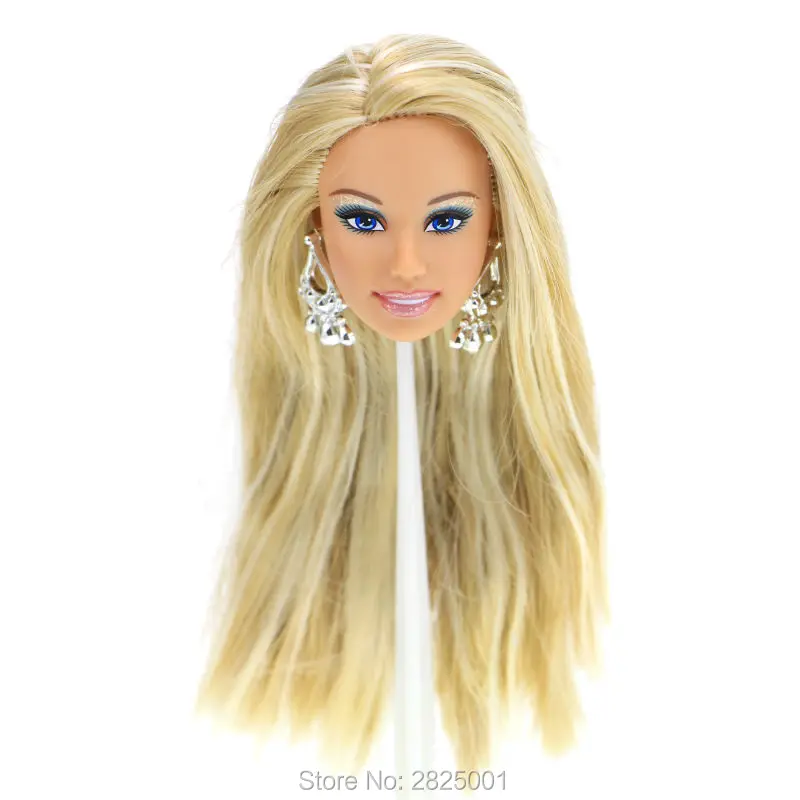 1х отличное качество голая 12 шарнирное тело куклы + модные светлые прямые волосы
