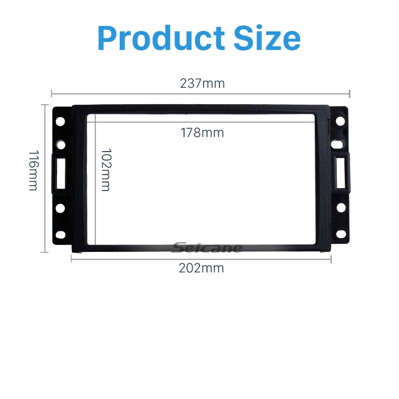 Seicane 2 Din автомобильный комплект для обшивки рамы Hummer H3 CHEVROLET BUICK PONTIAC/ SATURN / SAAB