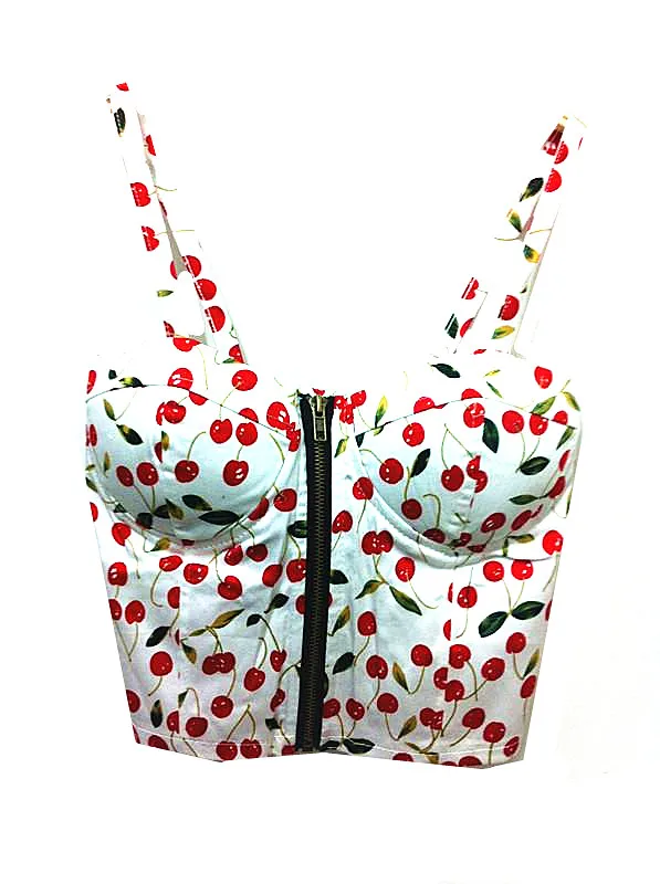 Бюстгальтер со звездами Feminino Omighty танк-топы женский укороченный топ Mujer Bralette повседневные топы на бретельках топики тонкая кофточка Флора бюстье Cropchet V - Цвет: 120W