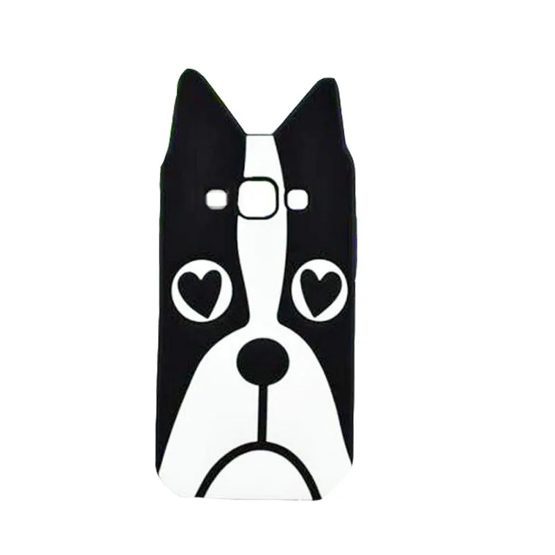 Dog Обложка чехол для samsung Galaxy J5 J500 J500H J500F Крышка силиконовая 3D Крышка для мобильного телефона с изображением персонажа мультфильмов сумка чехол для samsung J5 J500 5,0" - Цвет: Dog