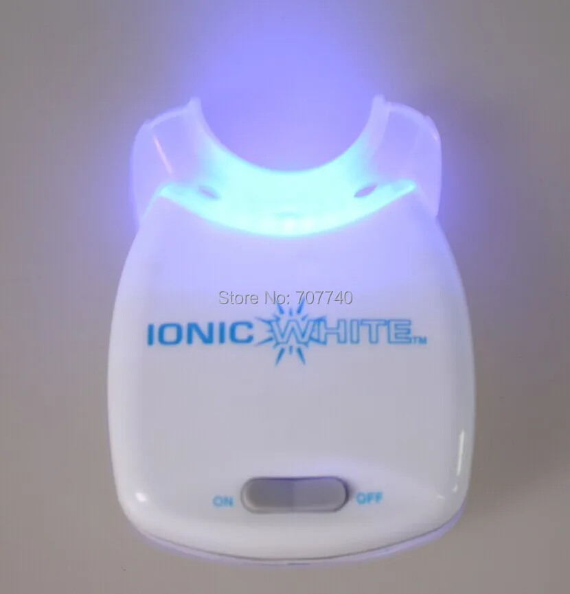 2014 Новое Поступление Активированный 7 LED Отбеливание Зубов Системой ИОННЫХ БЕЛЫЙ