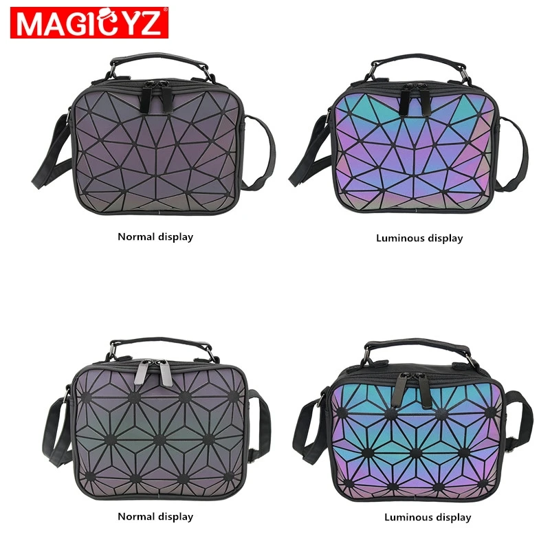 MAGICYZ модная светящаяся женская сумка с лазерной голограммой на плечо маленькая