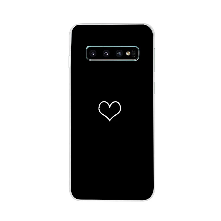 Модный чехол для телефона с сердечками Samsung S7 Edge S8 S9Plus силиконовый S10 Plus Lite A7 2018 A750