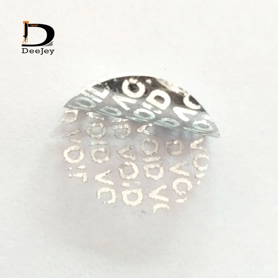 2000 шт./партия одноразовые голографические наклейки 20 мм|Декоративные пленки| |