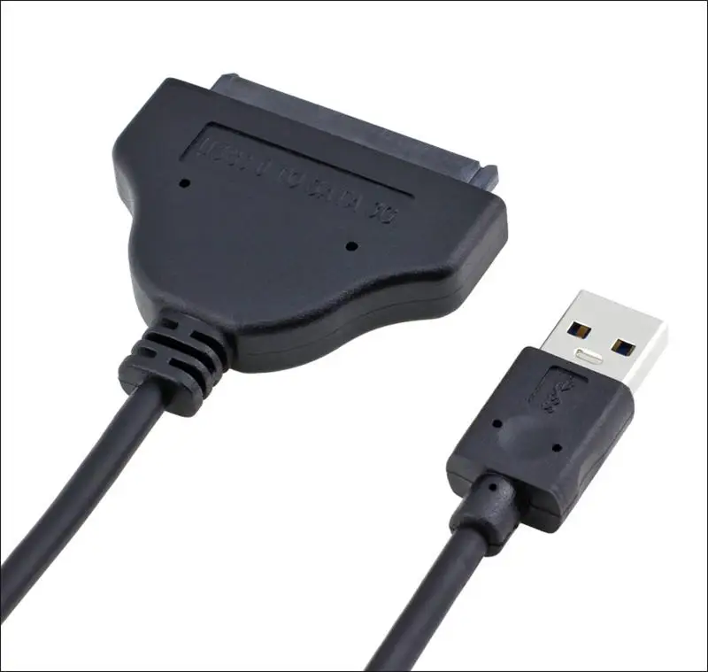 USB3.0 USB 3 0 на SATA 7 + 22 pin USB2.0 кабель адаптера для 2 5 HDD жесткий диск ноутбука sata