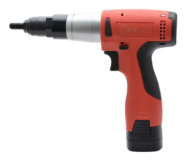 Rechargeable Riveted Nut Gun M6/M8/M10 14.4V Industrial-Grade Electric Pull Easy Riveting Tool BD-3401 | Инструменты