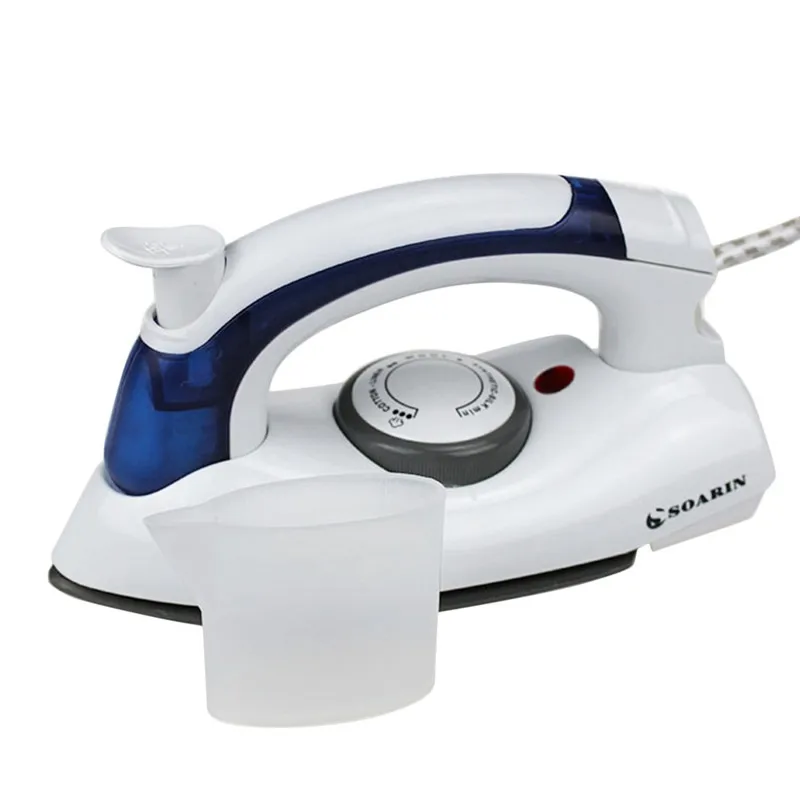 SOARIN Mini Electric Steam Iron For Clothes With 3 Gears Teflon Baseplate Foldable Handheld Flatiron Home Traveling | Бытовая техника