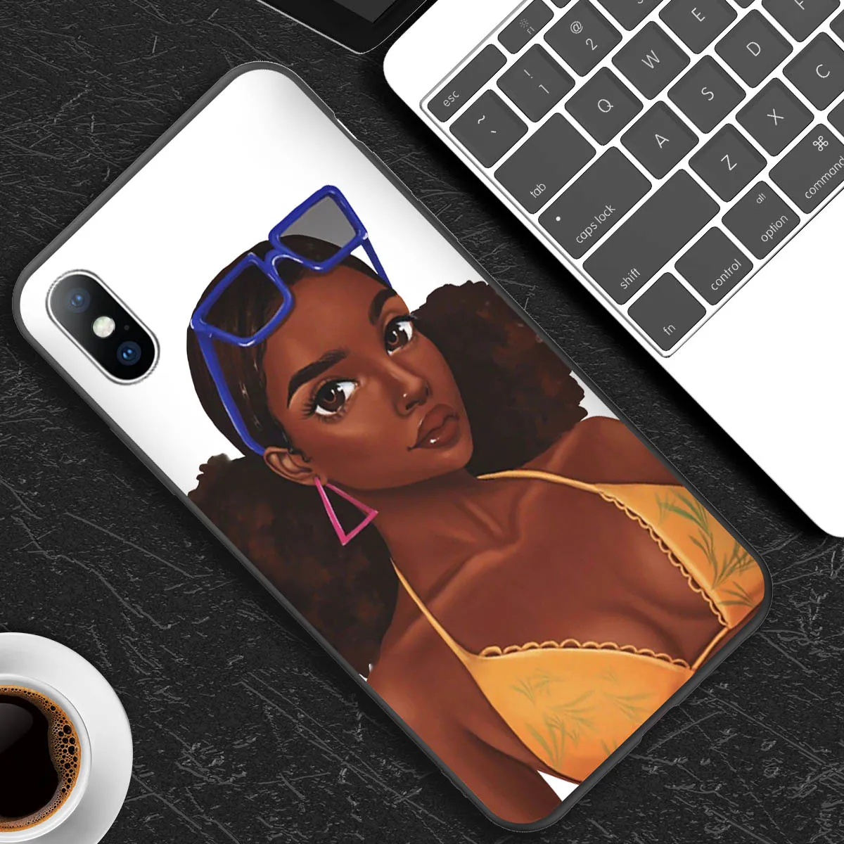 Ottwn Black beauty Girl Hair силиконовый чехол для телефона для iPhone 11 Pro 6 6S 7 8 Plus XR XS Max 5 SE Мягкий чехол из ТПУ для iPhone X - Цвет: 5042