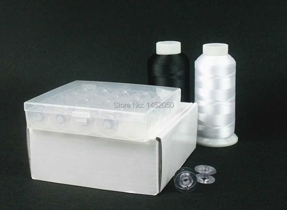 5000 М/spool Вышивка Нижней Нити + 25 шт. Размер Пластиковые Пустой Катушки | Дом и сад