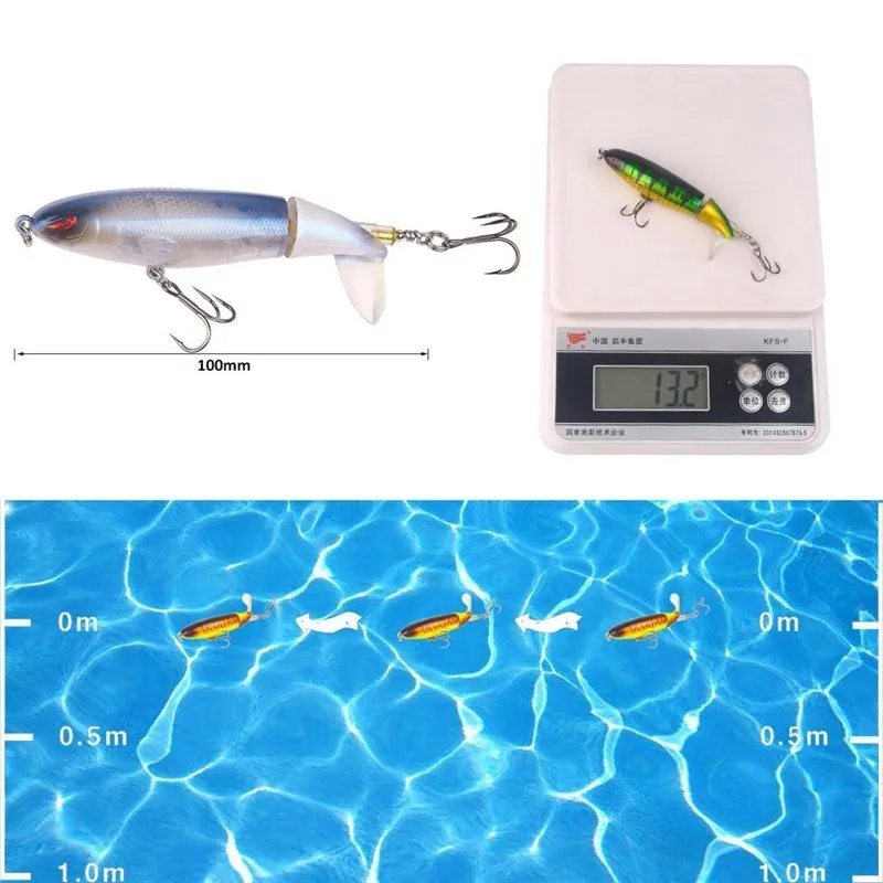 Mavllos Whopper Plopper рыболовная приманка 13 2 г 10 см верхняя плавающая жесткая Спиннер