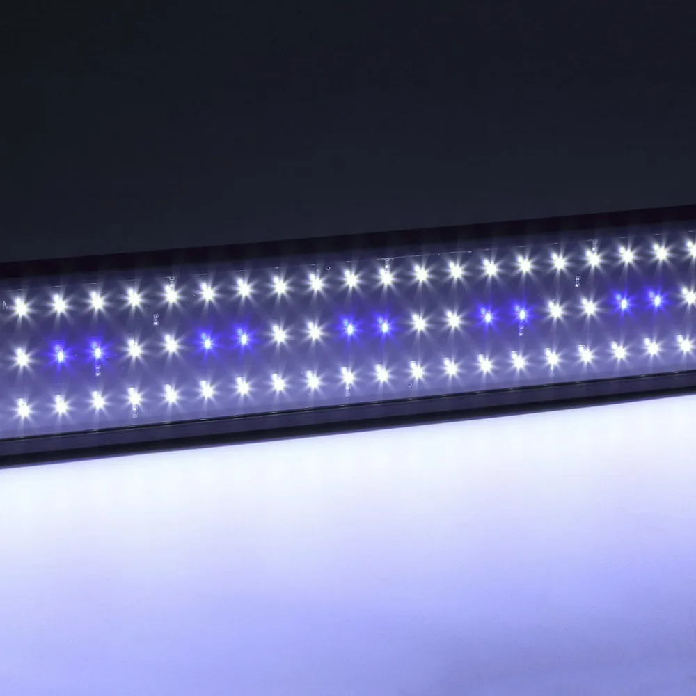 Штепсельная Вилка для аквариума Smd Светодиодная лампа 11 Вт 2 режима 50 см 60 белый + 12