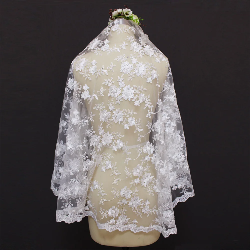 NERMAIDFUN реальные фотографии один слой кружева короткая свадебная вуаль белая