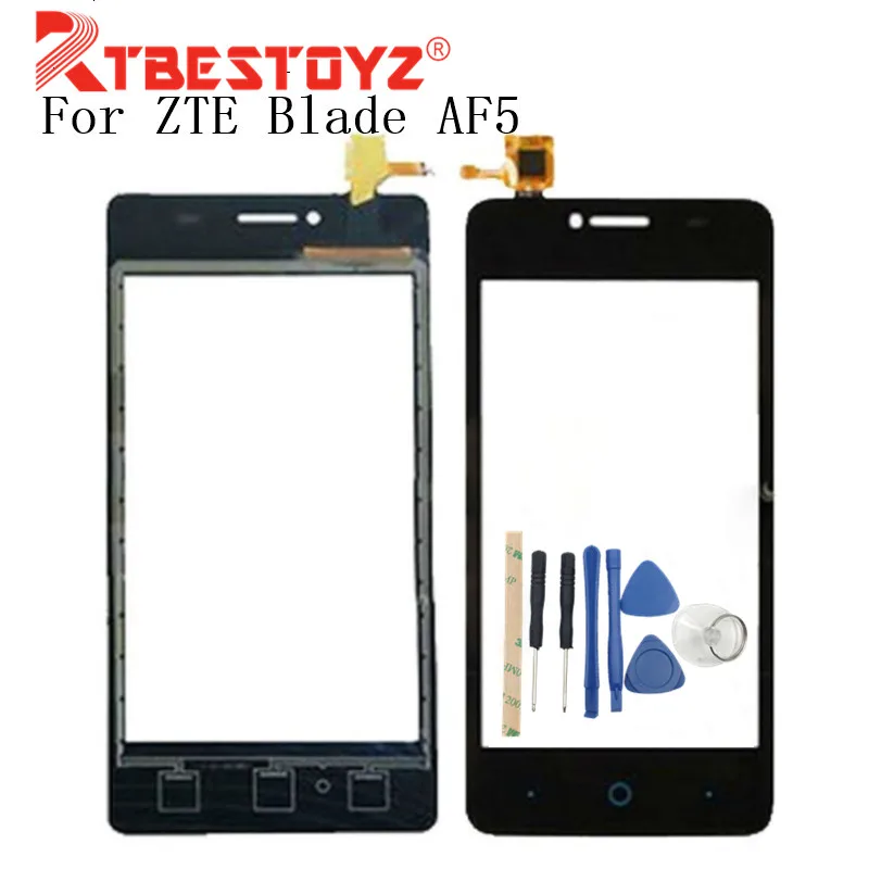 

RTBESTOYZ 4,5 ''для ZTE Blade AF5 сенсорный экран дигитайзер Датчик Стекло передней сенсорной панели датчик запасные части