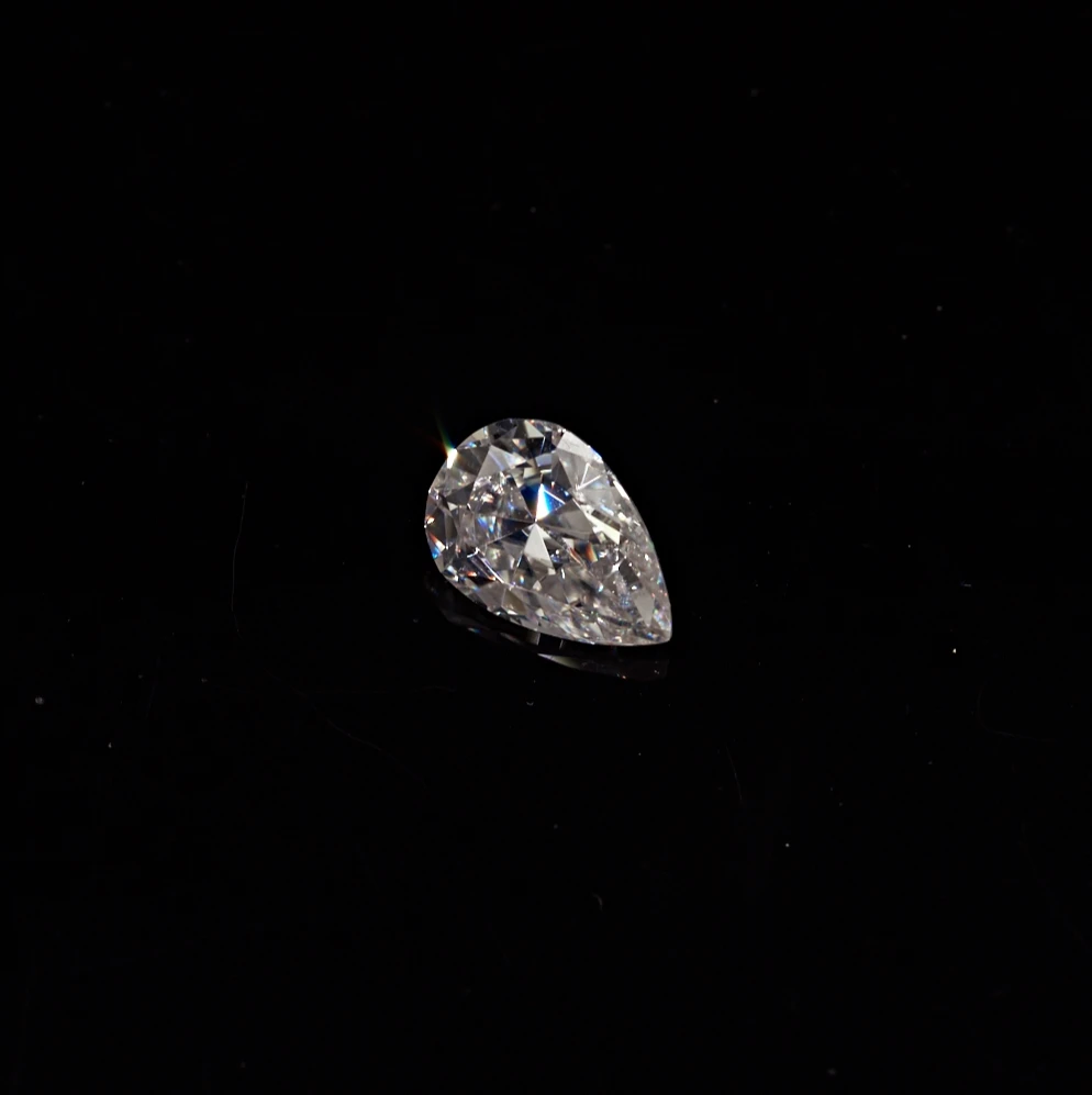 Белые моиссаниты GIGAJEWE EF 7*10 мм 1 8ct в форме груши незакрепленные драгоценные камни