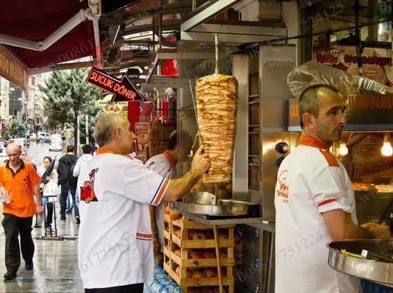 Электрическая вращающаяся барбекю устройство shawarma вертикальная машина gryos|machine