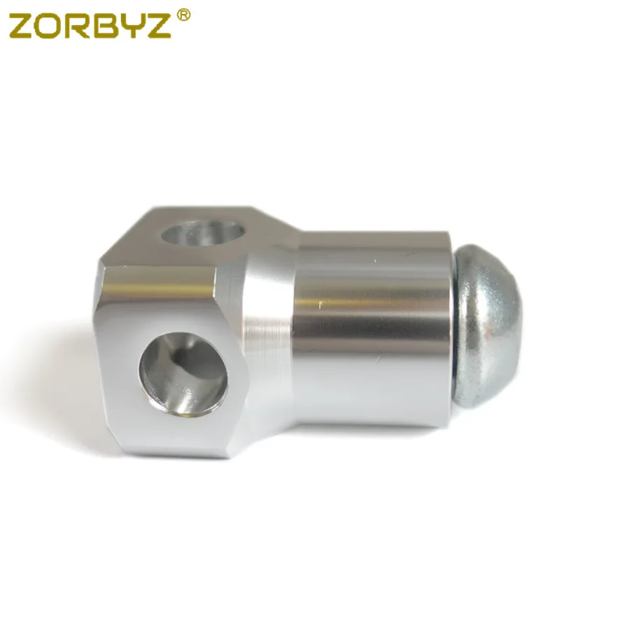 ZORBYZ серебристый Нижний Кронштейн для фары мотоцикла держатель кронштейн