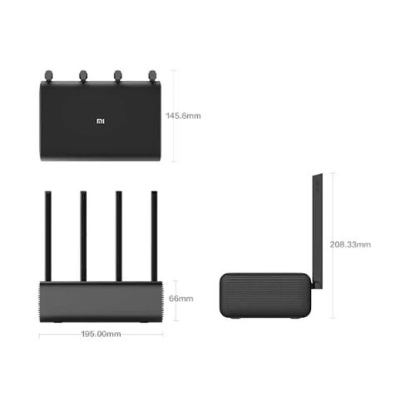 Xiaomi Mi WiFi беспроводной маршрутизатор HD IPQ8064 двухъядерный 1,4 ГГц основной процессор+ двухъядерный 733 МГц сетевой сопроцессор двойной ПЗУ 256 Мб