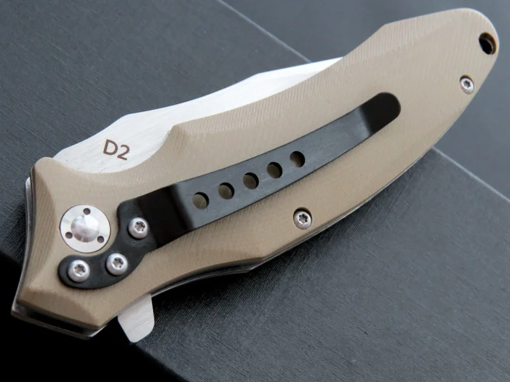 Высокое качество EF339 карманный нож D2 стальное лезвие G10 Ручка Открытый Отдых Охота выживания Открытый EDC инструмент нож