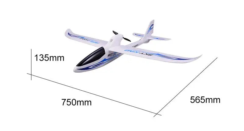 WLtoys F959 Sky king 2 4G 3CH Wingspan радиоуправляемый самолет с дистанционным управлением