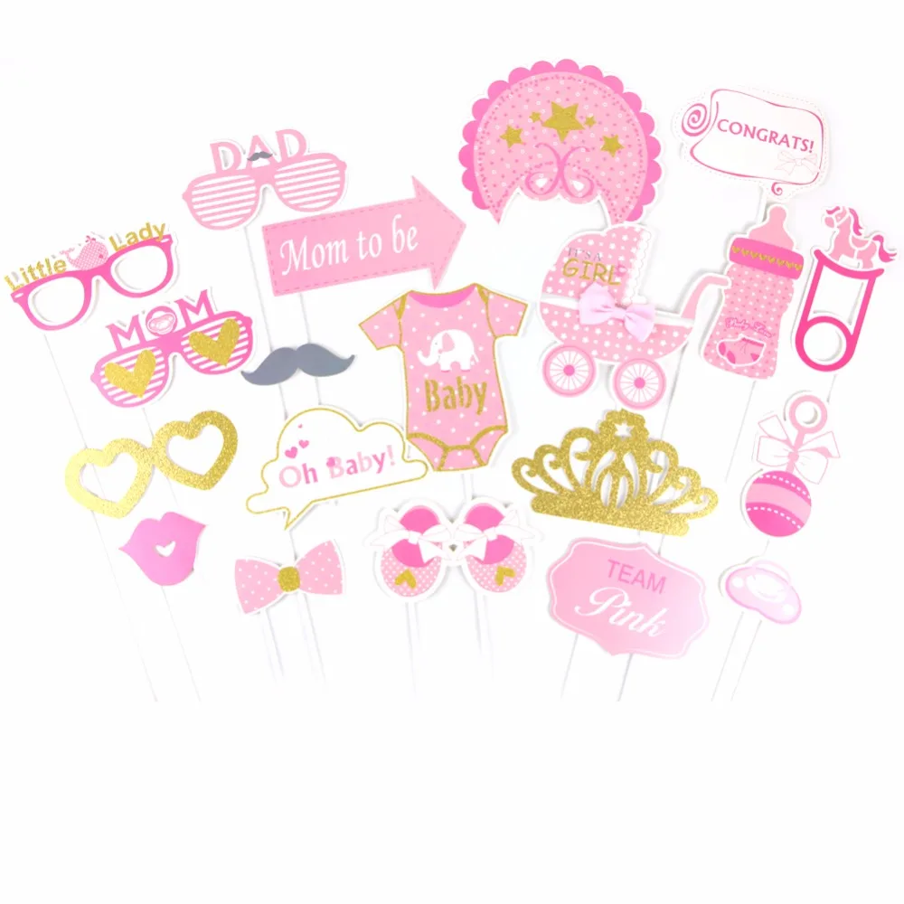 Реквизит для фотосъемки с палкой девочек первого дня рождения вечеринки на день