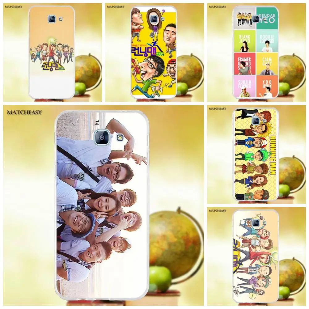 Oedmeb мягкий чехол для телефона корейский Бегущий человек Samsung Galaxy A3 A5 A7 J1 J2 J3 J5 J7 2015