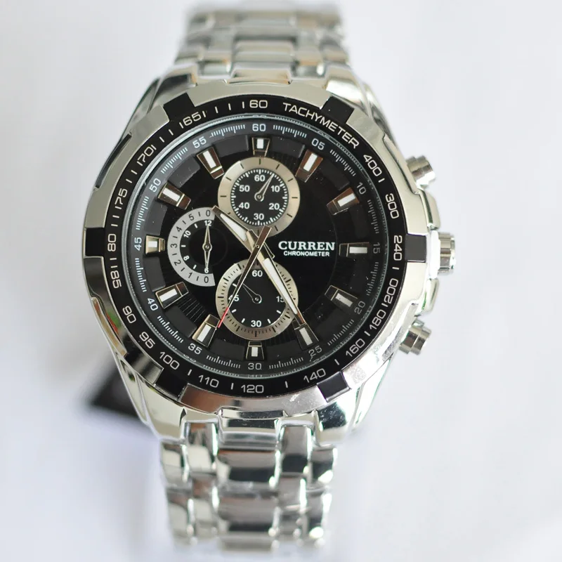 Топ люксовый бренд Curren свободного покроя часы мужчины бизнес мода спортивные