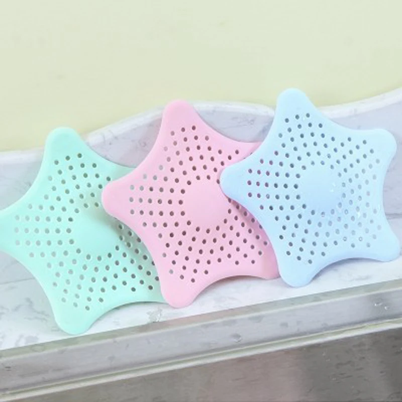 1Pc Silicone Kitchen Sink Filter Sewer Drain Hair Colanders Strainers Bathroom Home Cleaning Tool | Дом и сад