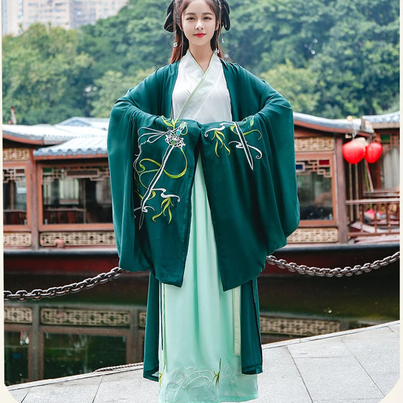 Hanfu древний костюм национальный для женщин hanfu Фея китайская династия платье