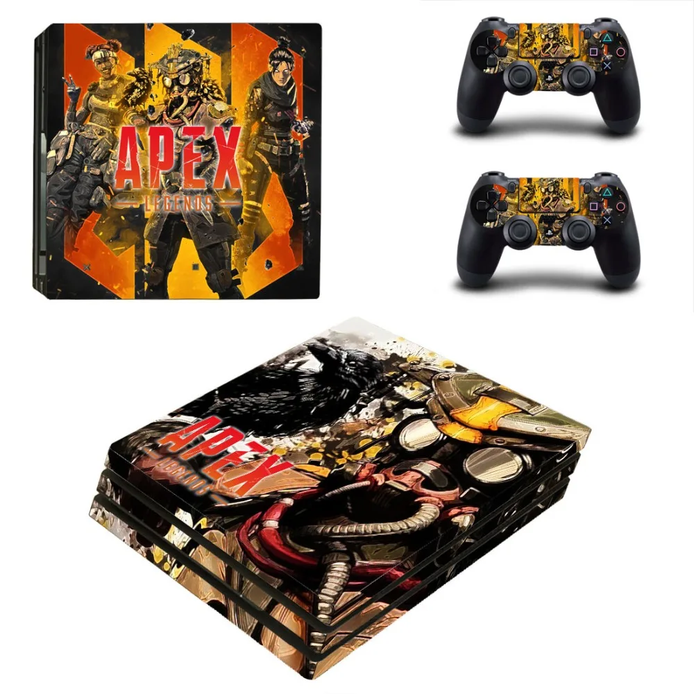 APEX легенды PS4 Pro переводная картинка наклейка для Sony PlayStation 4 консоли и 2 контроллер