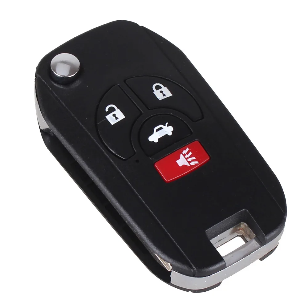 Dandkey Remote Flip Folding Car Key Shell Case Fit For Nissan Altima Maxima Sentra Versa | Автомобили и мотоциклы