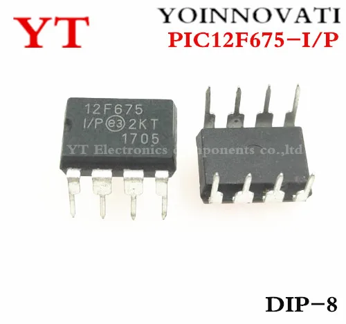 

10 шт. PIC12F675-I/P PIC12F675-I PIC 12F675 12F675 PDIP-8 лучшего качества