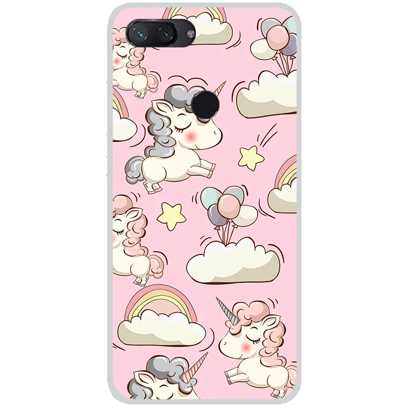3D Cute Design Xiaomi Mi 8 Lite Case For Cover Dog Cat Phone Cases TPU |