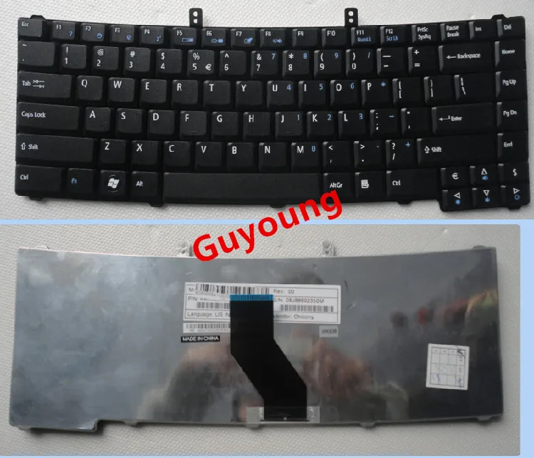 Английская клавиатура для Acer Extensa 4620 4620Z 5120 5230 5230E 5230G 5420 5610G 5630 5630G 5620 7120 7220 7420 7620 US